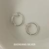 Elegant Women's S925 Sterling Silver Zirconia Earrings - High-End, Light Luxury, Fashionable Studs, Versatile Ear Jewelry