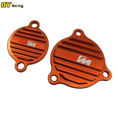 Para KTM XCF-W XC-W SX-F EXC-F EXC XC-F Six Days 250 350 450 500 530 2013- Motocicleta CNC Protector de Tapa de Bomba de Aceite Tapa de Carreras MX