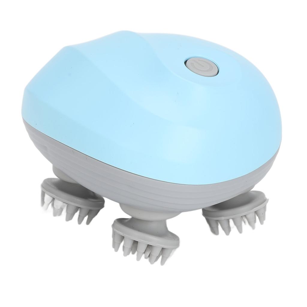 Electric Scalp Massager 4 Paws Rechargeable Head Massager Portable Multifunction Waterproof Scalp Relaxtion Device
