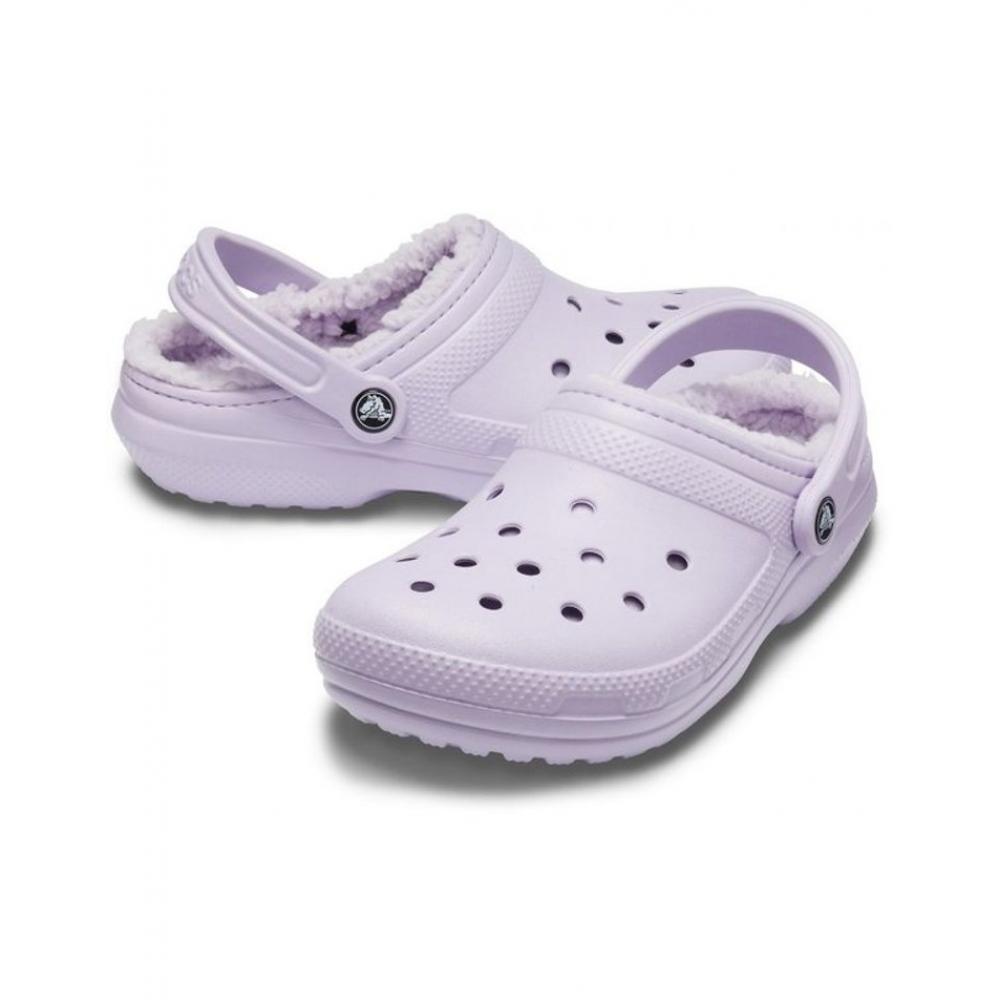 

Crocs Unisex Classic Lined Clogs Lavender 203591 50p lavender/M10W12