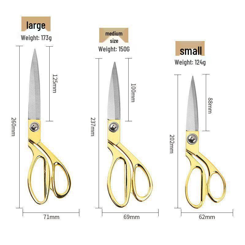 Zinc Alloy Handle Stainless Steel Household Multi-Functional Scissors