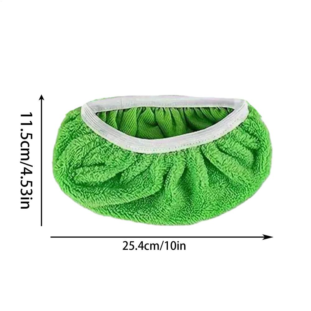 

1pc Microfiber Mop Cloth Dry Cleaning Cloths Reusable Microfiber Mop Pads Green Gray Furniture Flooring Mop Washable Rag Towel зелёный
