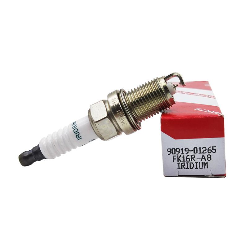 4 шт. 90919-01265 FK16RA8 Двойная иридиевая свеча зажигания для Toyota Yaris Prius C 1.5L Hybrid 2012- 90919 01265 FK16R-A8