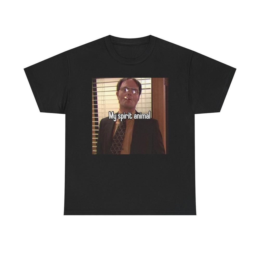 The Office My Spirit Animal Funny Graphic T Shirt ADULT NEW Unisex T-Shirt S