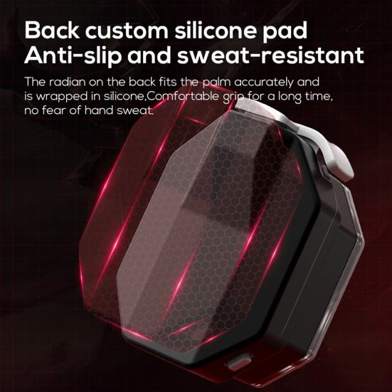 Joystick-Controller-Griff für Handyspiele, verzögerungsfrei, tragbar, wiederaufladbar, universeller Handy-Controller-Griff