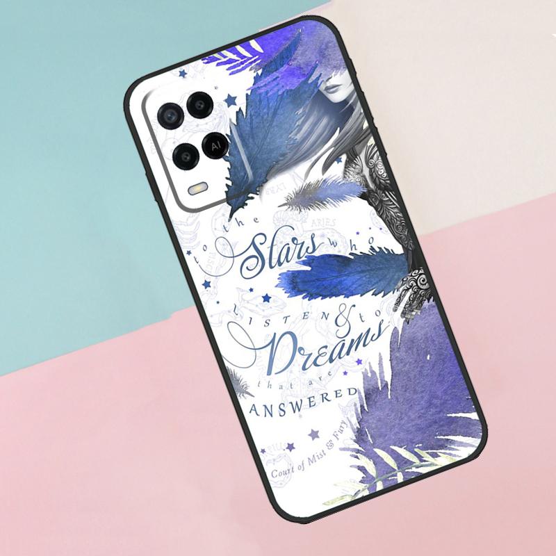 A Court Of Mist And Fury For Oppo A16 A76 A96 A15 A80 A60 A40 A94 A54 A98 A78 A18 A38 A58 A17 A77 A74 A57S Phone Case