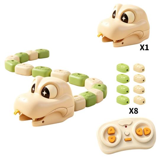 Toddlers Snake Toy 1/2 Sets Remote Control Magnetic Toy, 2 Players Competitive Eating Itself Indoor Parent-Child Interactive for Boys Girls Two Player