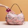 Foldable Grocery Storage Tote Adjustable Shoulder Strap Container Case Pouch Portable Reusable