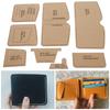 Short Wallet Acrylic Template Purse Making Stencil DIY Pattern Clear Leathercraft Tool