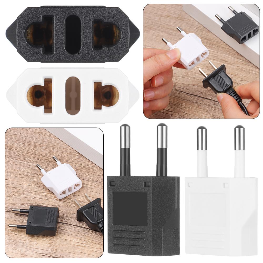 

AC Outlet Japan China US To EU Electric Plug Converter Plug Adapter EU Plug Adapter Power Adapter білий
