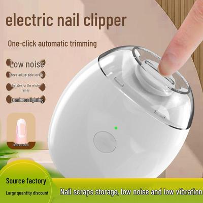 Lime à ongles électrique rechargeable par USB pour bébé | Coupe-ongles électrique anti-éclaboussures pour enfants