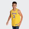 Nike NBA Anthony Davis LA Lakers Icon Edition 2020 Jersey Yellow Men Streetwear CW3669-728