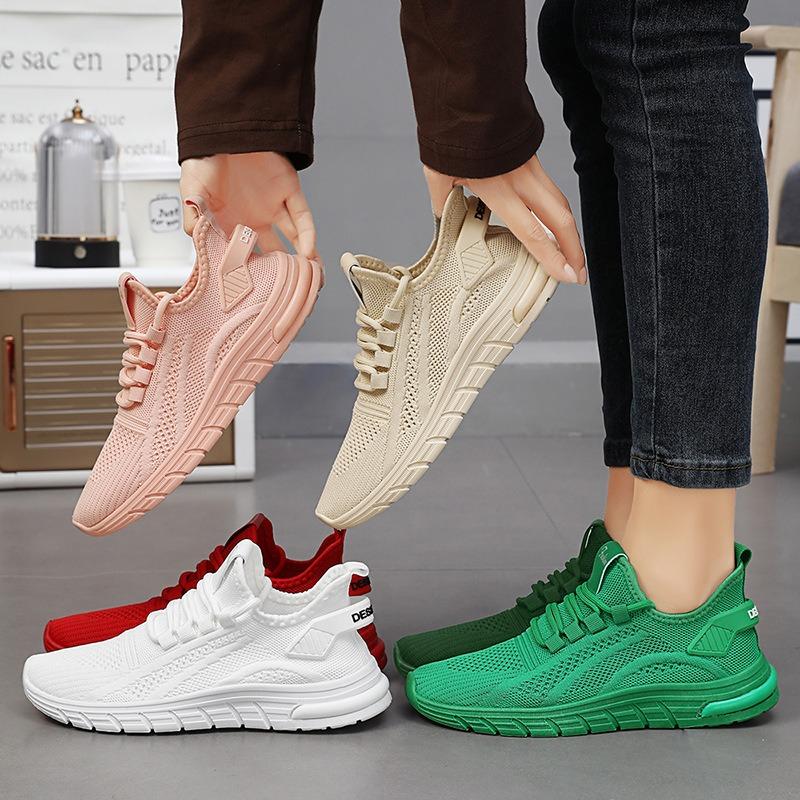 Shoes Women's Autumn New Fashion Casual Sports Shoes Single Shoes Flying Woven Women's Shoes