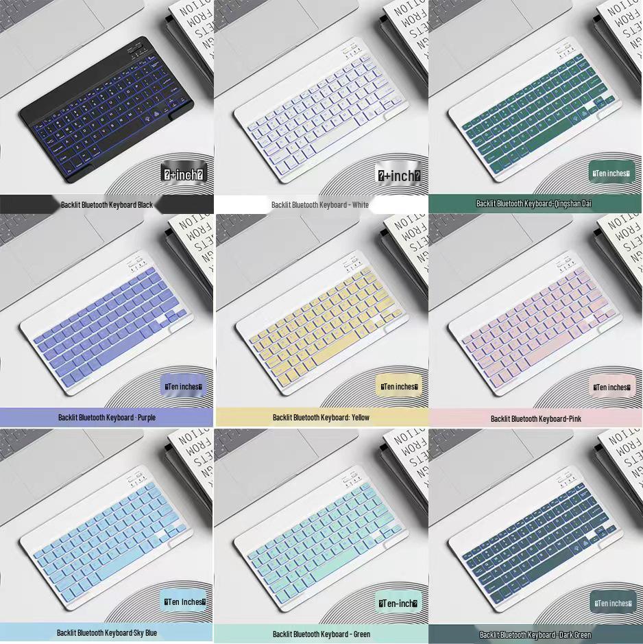 Universal Wireless Bluetooth Keyboard & Mouse Set for iPad, Phone, Tablet, and Laptop with Charging Feature