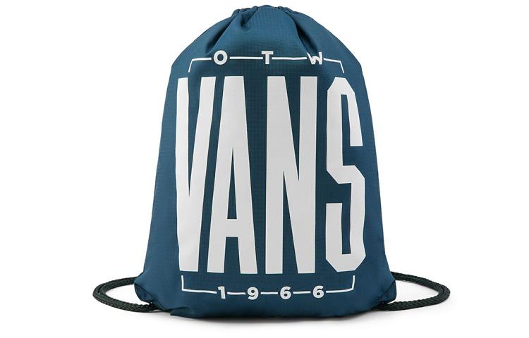 Vans Polyester Drawstring Bag Gym Bag Backpack Regular Unisex Dark Blue VN0002W65S2