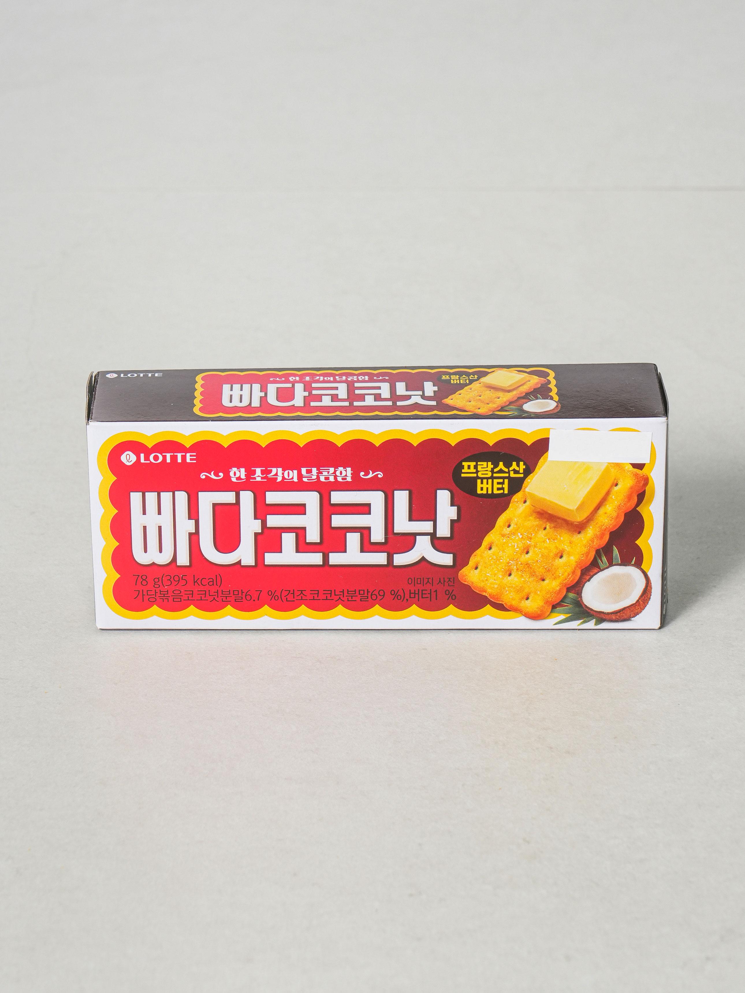 Lotte Butter Coconut Biscuits 78g 1ea