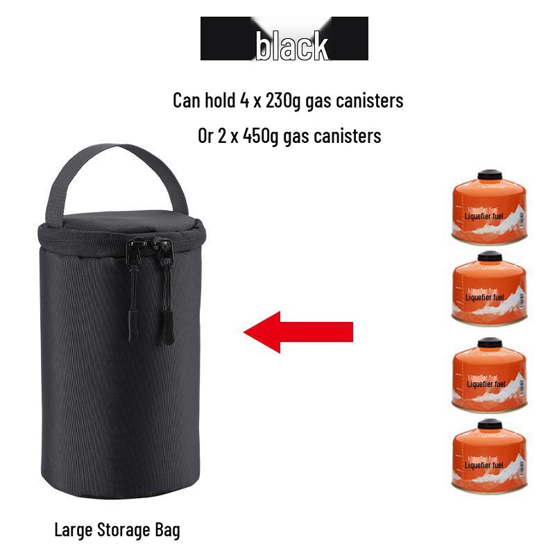 Outdoor Round Cylinder Gas Lantern Storage Bag – Portable, Anti-Collision Pouch for Camping