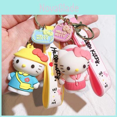 Adorable Cartoon Hello Kitty Keychain Silicone Gifts Perfect For Birthdays And Graduations