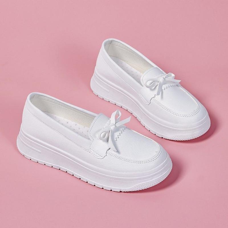 White Nurse Shoes Women's Soft-soled Breathable Not Tired Feet Non-slip Deodorant Comfortable Autumn Thick-soled Versatile Medical Work Shoes