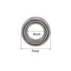 50pcs Bearing 2x5x2.5mm MR52ZZ MR62ZZ MR63ZZ MR72ZZ MR73ZZ MR74ZZ 4x7x2.5mm Deep Groove Ball Double Shielded Abec-3 Bearings
