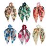Hair Band Floral Print Bowknot Shape High Elasticity Hair Tie No Irritating Scalp Hair Rope Versatile Hair Accessory
