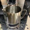 Latte Art Cup, Temperatursensor, verformungssicher, praktisch, langlebig, robust, ergonomisch, Latte Art Cup für die Bar