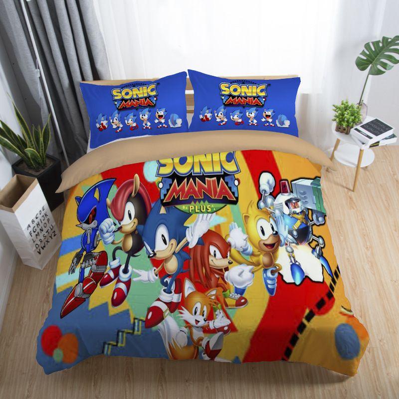 

Premium 3d The Legend Of Zelda Duvet Cover Comforter Set For Kids Featuring Classic Design Sonic,Full（3pcs）200x230cm