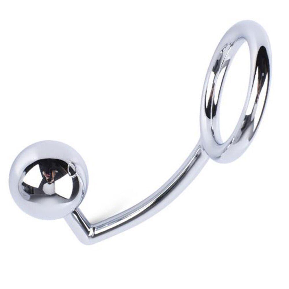 Metal Anal Hook with Ring