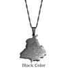 Punjab Map Pendant Necklace Gift for Brothers and Sisters
