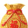 Luxurious Money Bag Decorative Vase - Elegant Home Office Accent