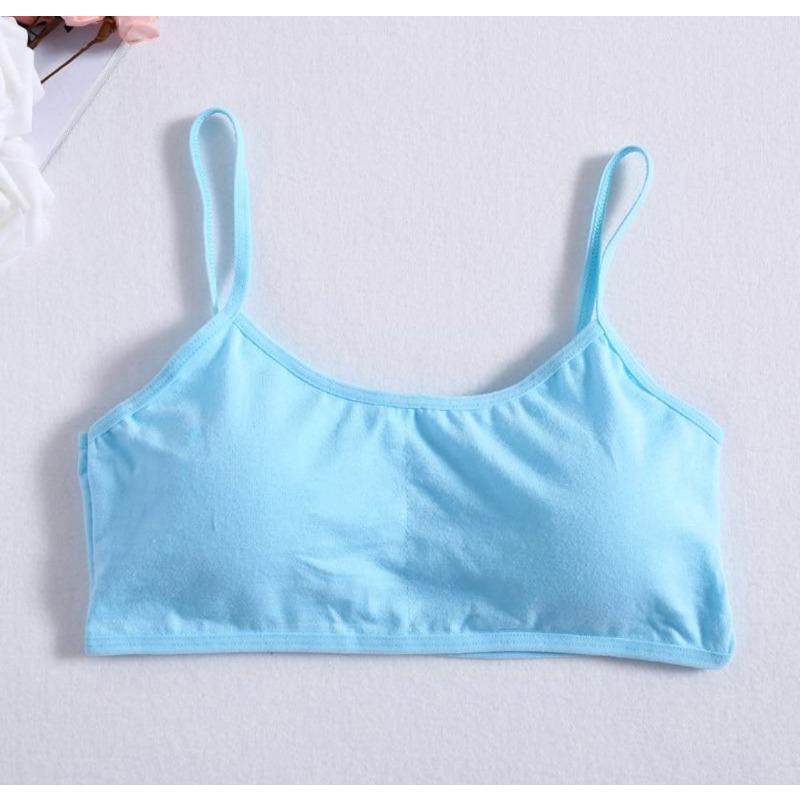 Young Girls Soft Cotton Training Bra Tube Top Puberty Breathable Underwear