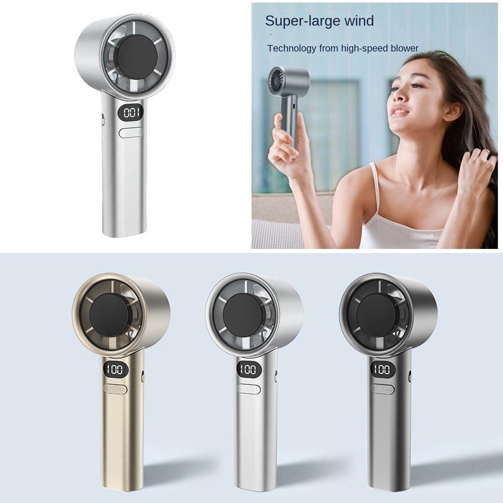 Adjustable Turbo Handheld Fan ABS Cooling Fan Portable Mini Fan Camping