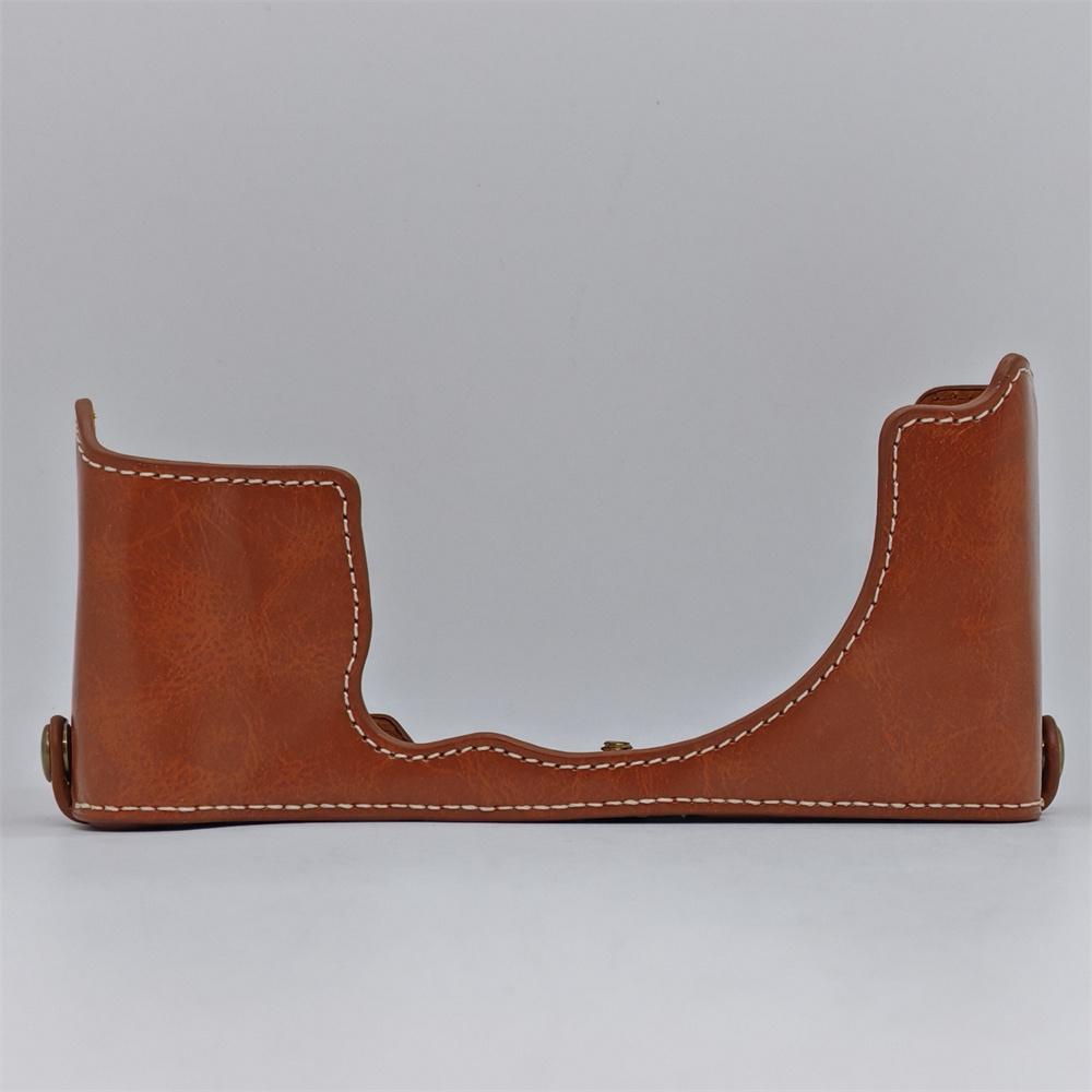 PU Leder Kamera Halbtasche für Fujifilm GFX50R Fuji GFX 50R Basisabdeckung Batterieöffnung Schale