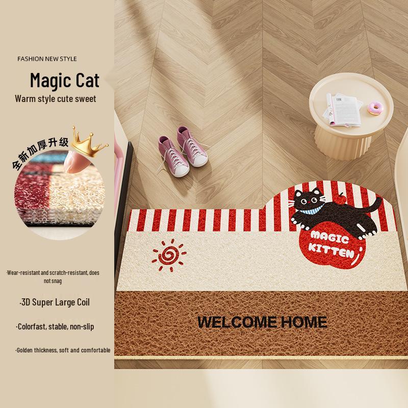 Cute Pet Animal Door Mat - Non-slip, Dirt-Resistant, Easy-Clean Foot Mat