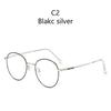 UV Protection Lightweight Comfortable Durable High Quality Retro Alloy Metal Round Shaped Lenses For Both Anti-Blue