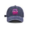 Washed Baseball Cap Unisex Adjustable Back Strap Graphic Print Just A Girl Who Loves Wrestling Casual Sports Hat For Adults