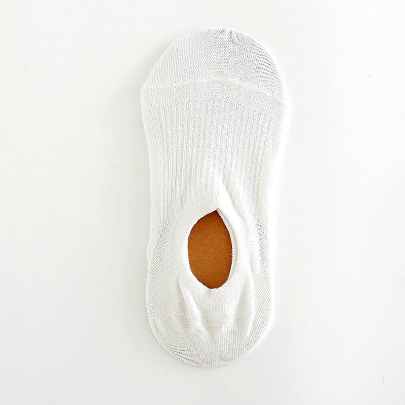 Spring/Summer Japanese Anti-Slip Cotton Invisible Women's Socks - Solid Candy Colors, Low-Cut, Casual.