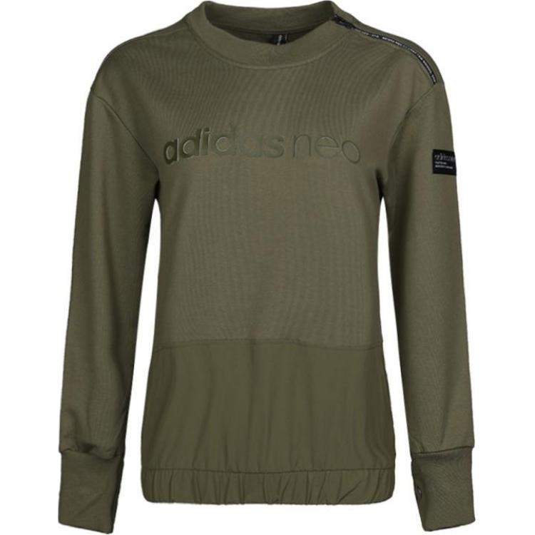 Adidas Neo Sweatshirt Women s Army Green DM4223 L(170/92A）