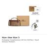 Coach Artificial Leather Handbag Small Women's Brown Yellow CEO23-IMXHE