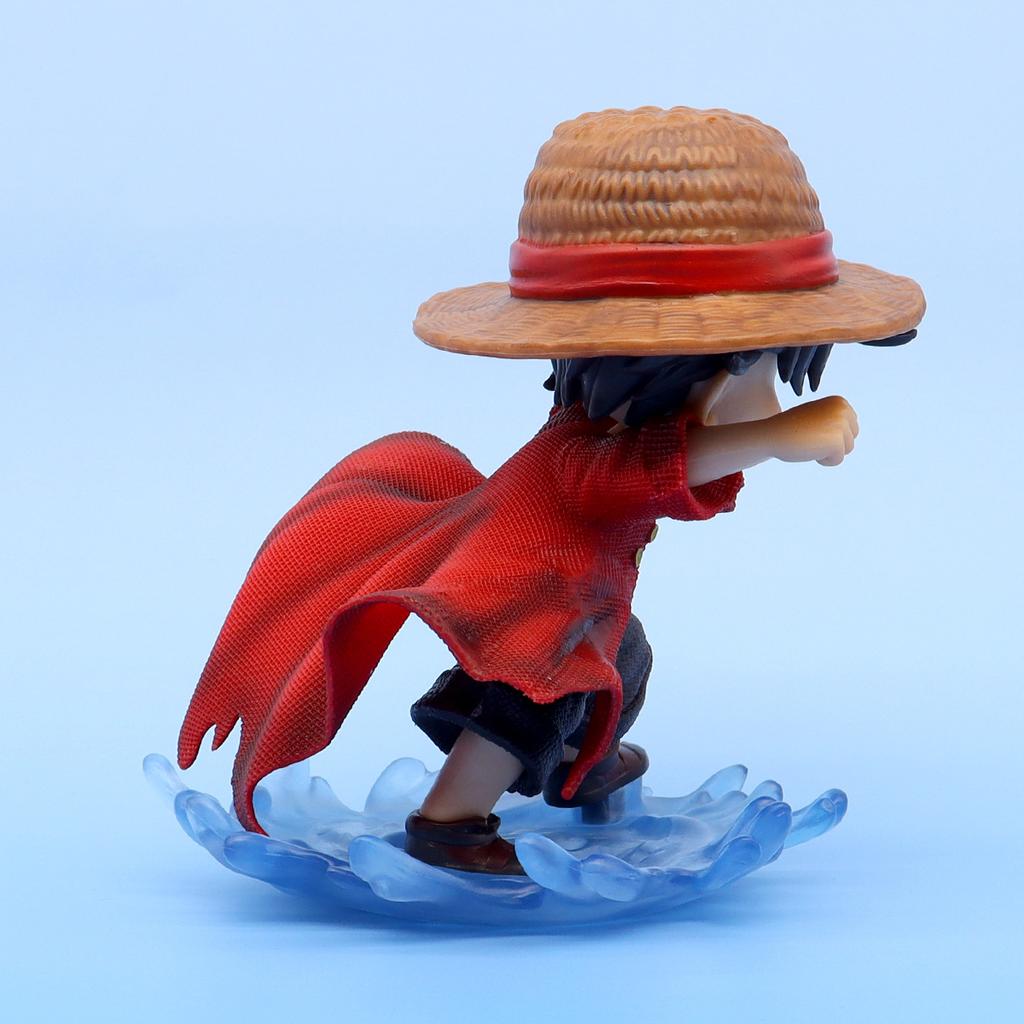 Gk Q-Version Modelo Infância Monkey D Luffy Anime Estátuas Ornamentos