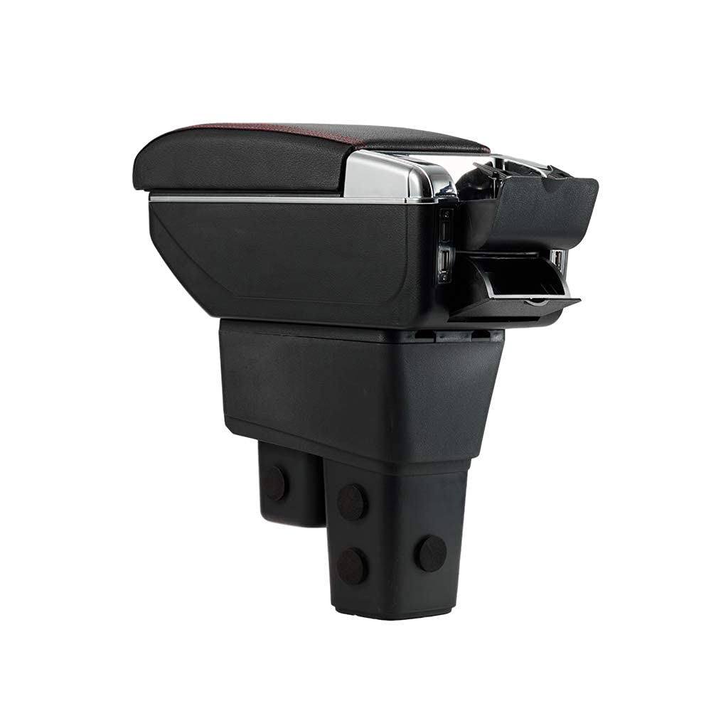 Argentavis Compatible with Console Drink Storage Tray Armrest, GE6, GE7, GE8, GE9, USB, Box, Holder, (Deluxe Black)