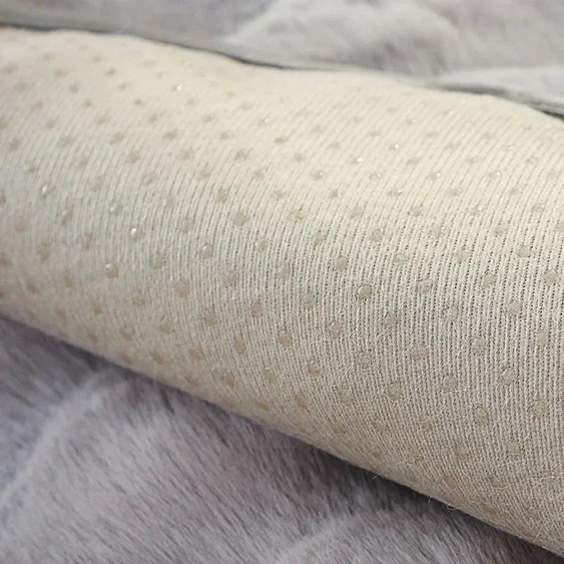 Tlustý králičí plyšový potah na pohovku Nordic Jednobarevné potahy na pohovku Protiskluzové potahy na pohovku Potahy na pohovku do obývacího pokoje