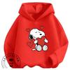 Kawaii Printed Hooded Sweatshirt Autumn Winter Casual Trendy Cartoon Kids Shirt Snoopy Children