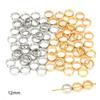 Multi-Size Electroplated CCB Plastic Large-Hole Beads for DIY Jewelry Crafting