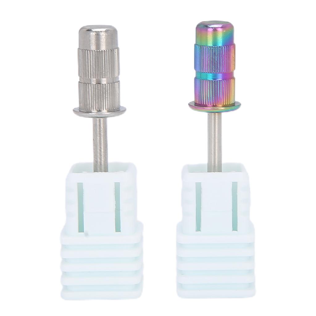 Nail Art Mandrel Bit Stainless Steel Nail Drill Bits Manicure Tool Accessory for Sanding Band