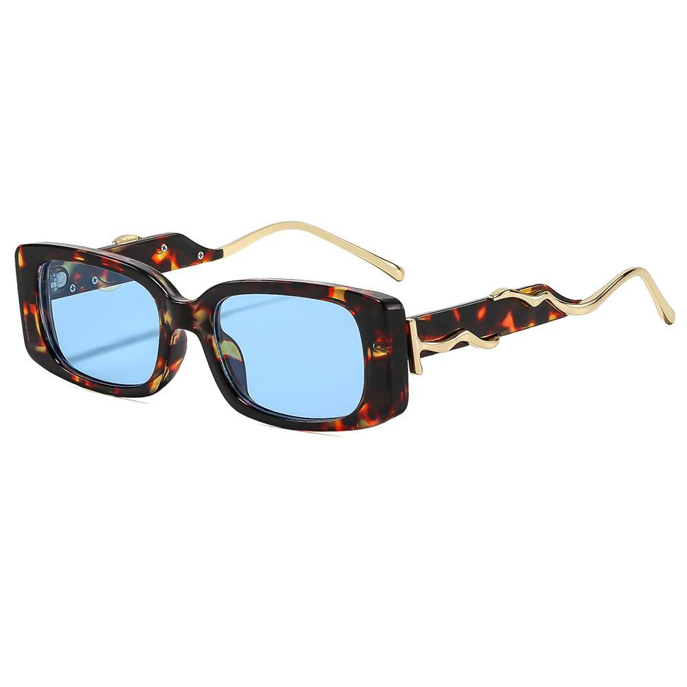 Hip Hop Square Frame Sunglasses For Men And Women Uv400 Outdoor Fashion