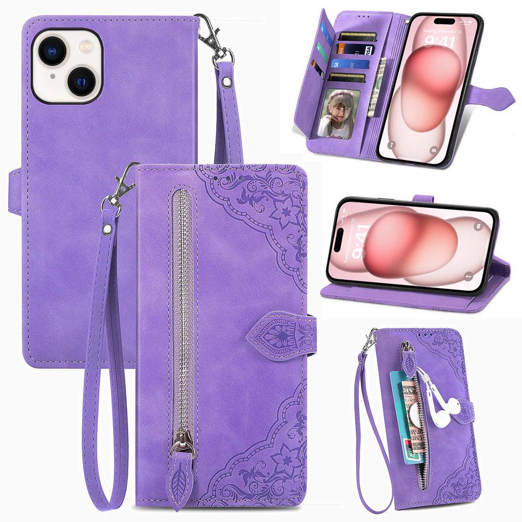 Universal Leather Flip Case for Apple 17, Samsung, Google 9 Pro