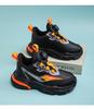 2026 Fall Boys' Waterproof Leather Running Shoes - Non-slip, Wear-resistant Sports Sneakers for Students