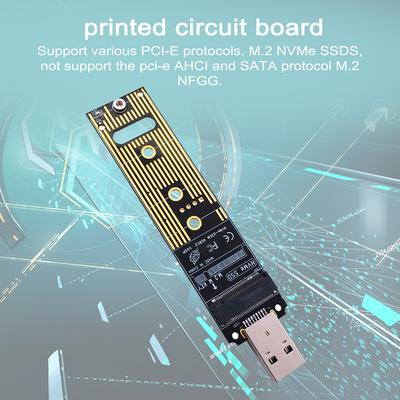 Přenosné adaptéry M.2 NVME SSD na USB 3.1 typu A Bez ovladače Plug and Play
