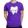 Dental Floss Hygienist T Shirts For Men Teeth Dentist Summer Clothes Male Tshirt Funny TShirt ONeck Cotton Basic Tees Tops
